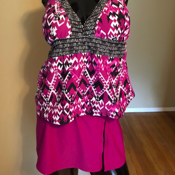 Catalina Two-Piece Bathing Suit, 16W - Picture 3 of 5